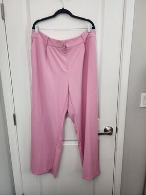 3/$25  High-Waist Wide-Leg Pants in Dusty Pink